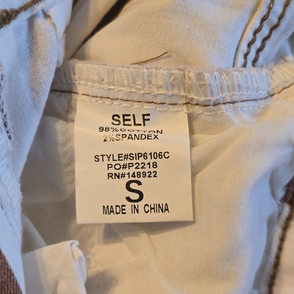 Saints And Hearts Striped Flare Jeans - Picture 14 of 15